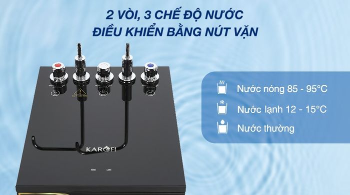 2 vòi 3 chế độ nước