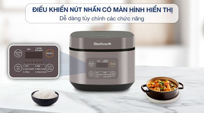 Nồi cơm điện tử BlueStone 1.5 lít RCB-5946 - Điều khiển