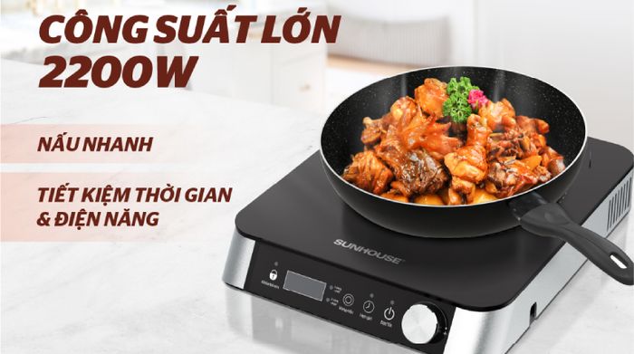 Bếp hồng ngoại Sunhouse SHD6024 - Công suất