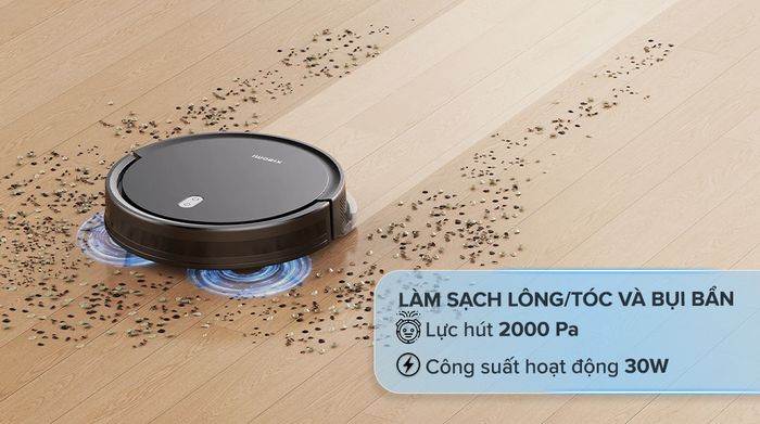 Robot hút bụi lau nhà Xiaomi E5 - Công suất