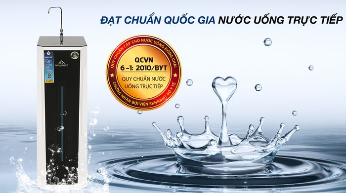 Máy lọc nước RO Hòa Phát HWS1B 1022 10 lõi - Đạt chuẩn