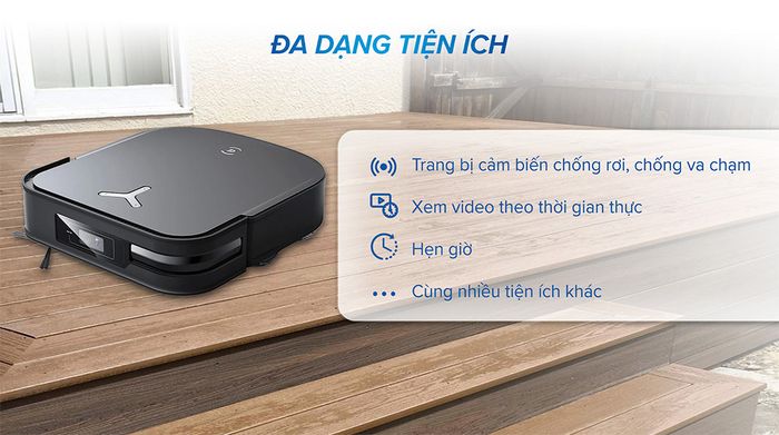 Tiện ích - Robot hút bụi lau nhà Ecovacs X2 Combo