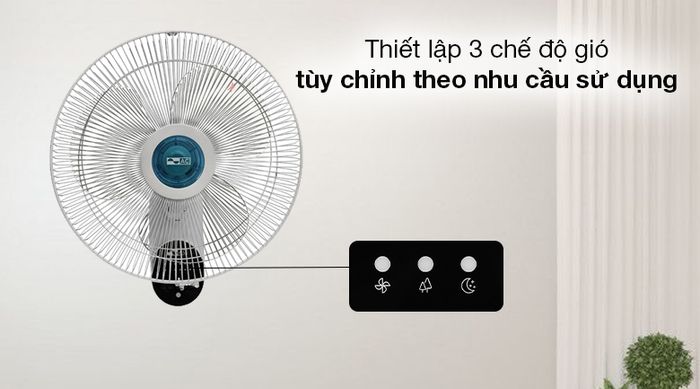 Quạt treo AC AWF02A163 - Cài đặt 3 chế độ gió