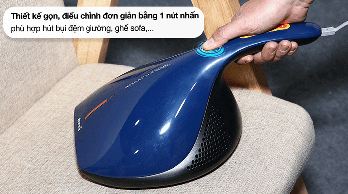 Máy hút bụi đệm giường diệt khuẩn UV Deerma CM818 - Thiết kế