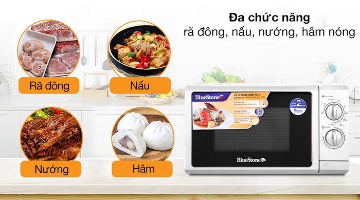 Chức năng - Lò vi sóng Bluestone MOB-7741 25 lít