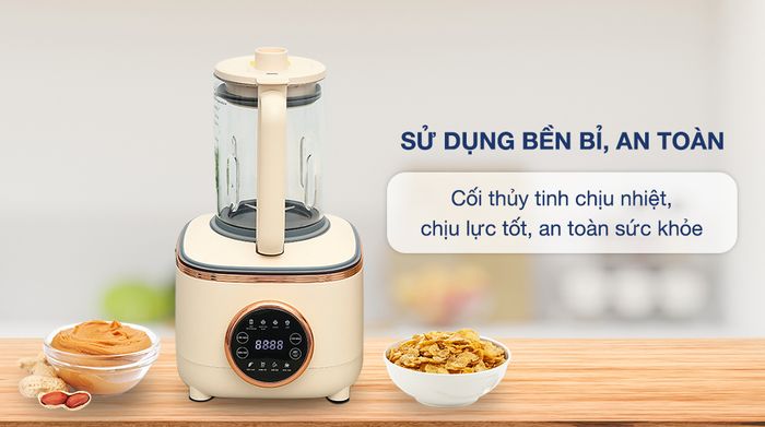 Máy làm sữa hạt Rapido RHB-600D - Chất liệu