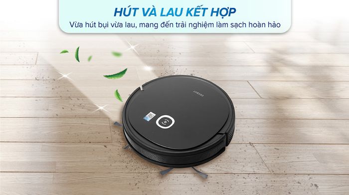 Vừa hút vừa lau - Robot hút bụi lau nhà Ecovacs U2 Pro
