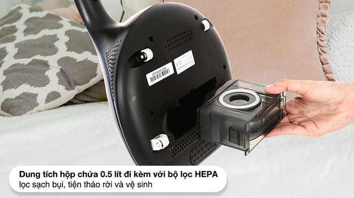 Máy hút bụi đệm giường diệt khuẩn UV Deerma CM818 - Bộ lọc