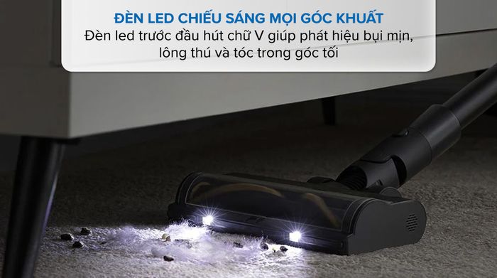 Đèn LED - Máy hút bụi không dây Dreame R10 Pro