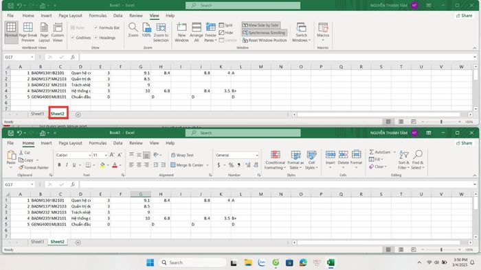 Hướng dẫn sử dụng thao tác kéo thả để lưu một sheet Excel thành file riêng bước 3 (Kèm hình minh họa)