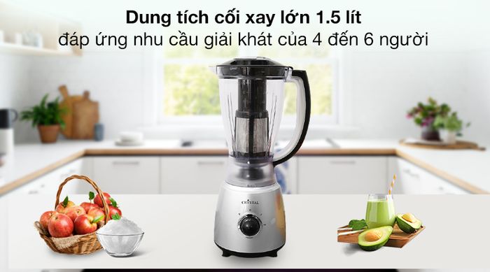 Dung tích Máy xay đa năng Crystal BL466ABD