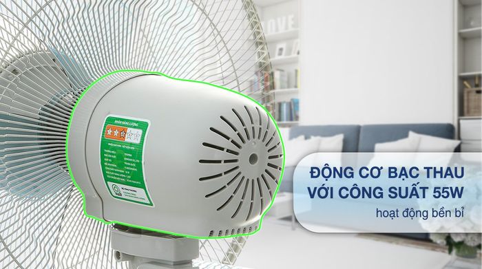 Quạt treo tường Toshiba 3 cánh F-AWZ50VN(H) 55W - Động cơ