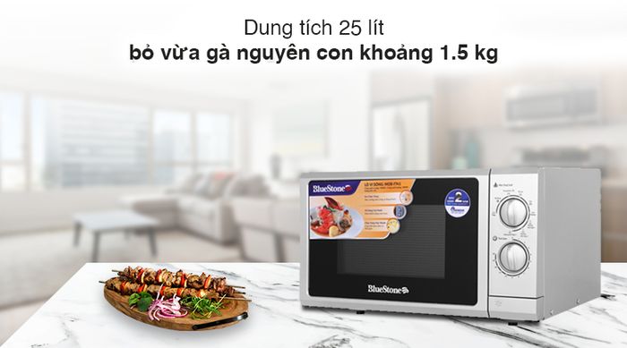 Dung tích 25 lít khá rộng rãi