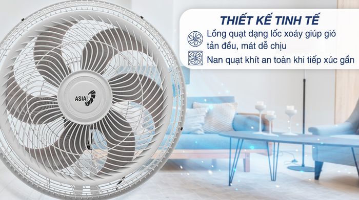 Thiết kế - Quạt sàn Asia 6 cánh VY636790 80W
