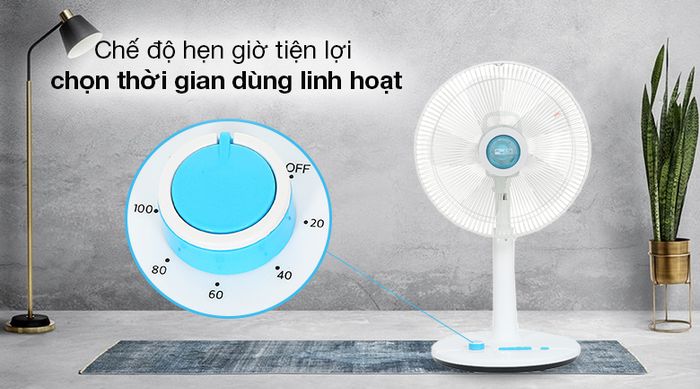 Quạt lửng AC ALF02A145 - Kiểm soát thời gian sử dụng hiệu quả với chế độ hẹn giờ