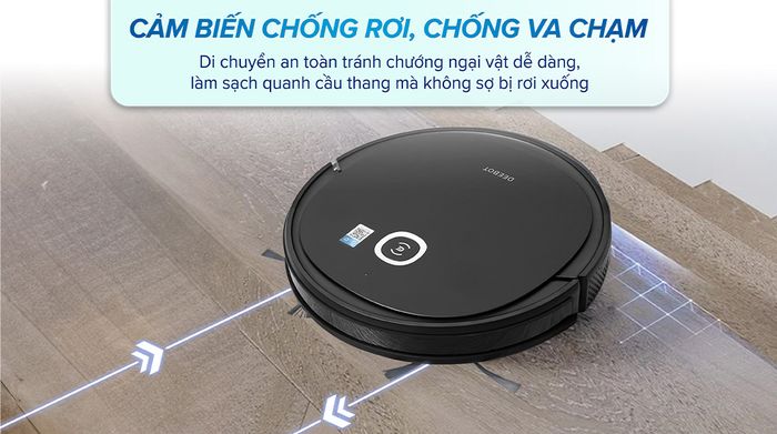Cảm biến chống rơi, va chạm - Robot hút bụi lau nhà Ecovacs U2 Pro