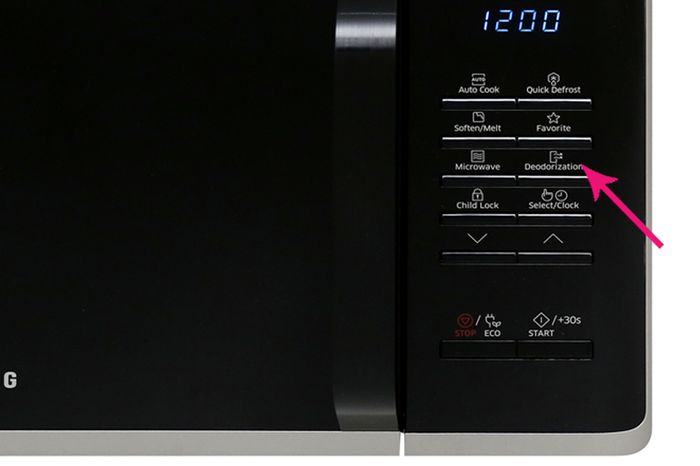Khử mùi - Lò vi sóng Samsung MS23K3513AS/SV-N 23 lít