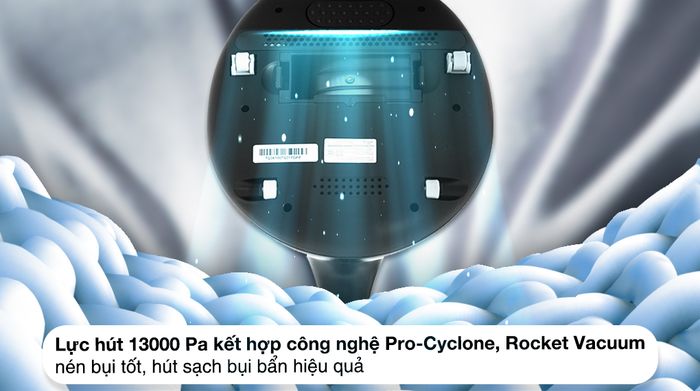 Máy hút bụi đệm giường diệt khuẩn UV Deerma CM818 - Lực hút