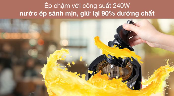 Công suất - Máy ép chậm Kuvings EVO820 đỏ
