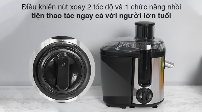 Máy ép trái cây Tefal ZE420D38 - Điều khiển