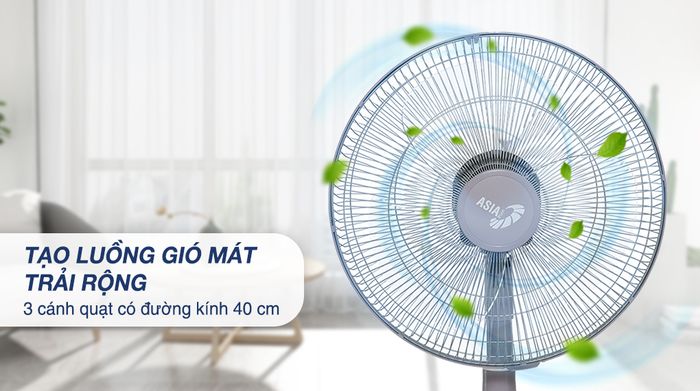 3 cánh quạt đường kính 40 cm