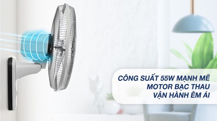 Công suất - Quạt treo tường Asia 3 cánh VY357690 55W