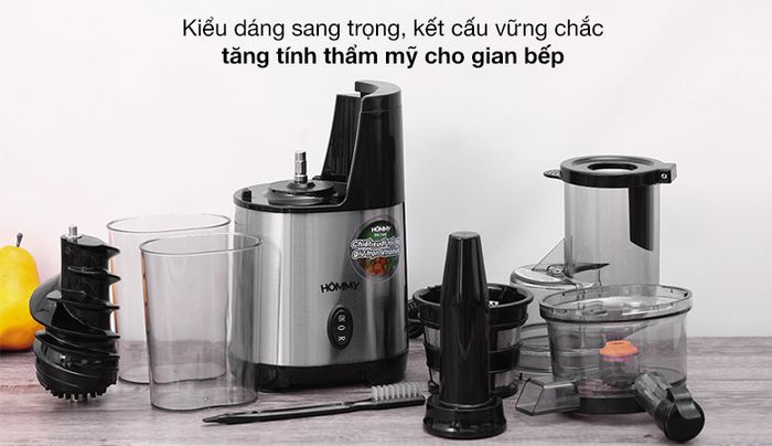 Thiết kế - Máy ép chậm Hommy GS-135L
