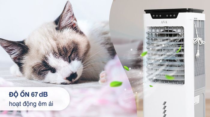 Quạt điều hòa AVA RPD-80 - Độ ồn