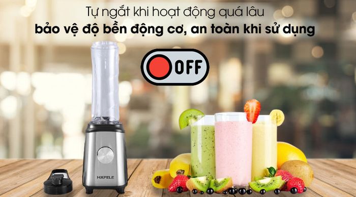 Tự ngắt khi quá tải - Máy xay sinh tố mini Hafele GS-621