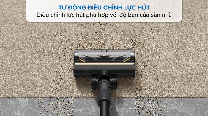 Điều chỉnh sức hút - Máy hút bụi không dây Dreame R10 Pro