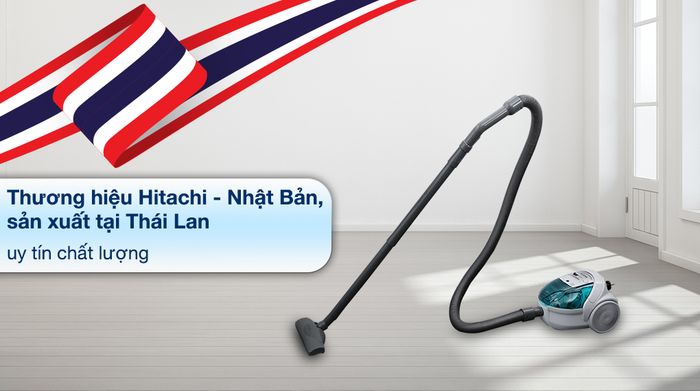 Máy hút bụi dạng hộp Hitachi CV-BF16 GN - Xuất xứ