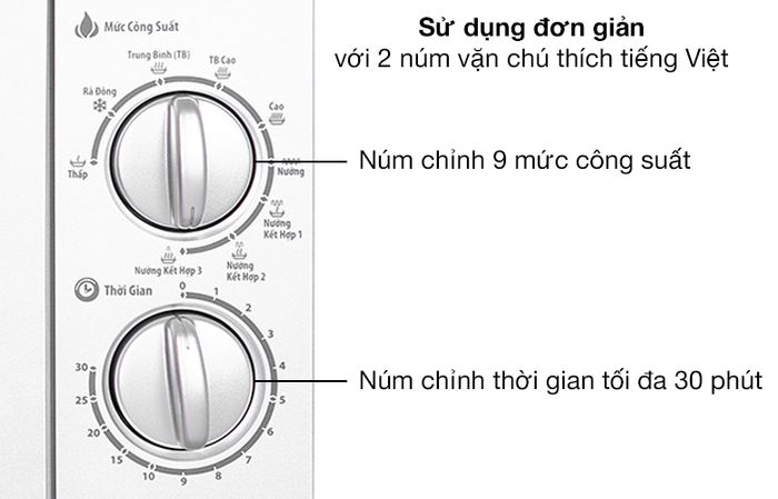 Sử dụng - Lò vi sóng Bluestone MOB-7741 25 lít