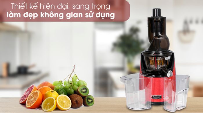 Sang đẹp - Máy ép chậm Kuvings EVO820 đỏ