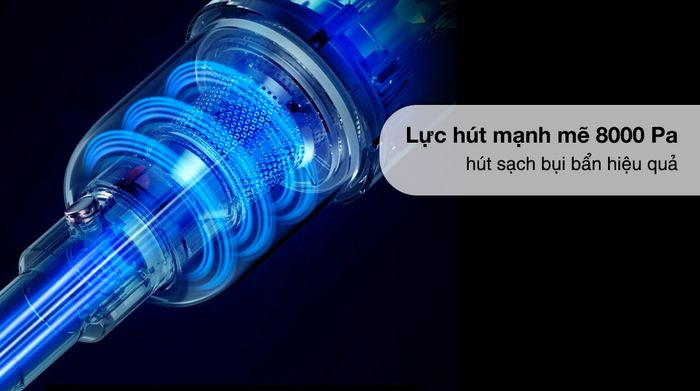 Máy hút bụi cầm tay không dây Deerma VC811 - Lực hút