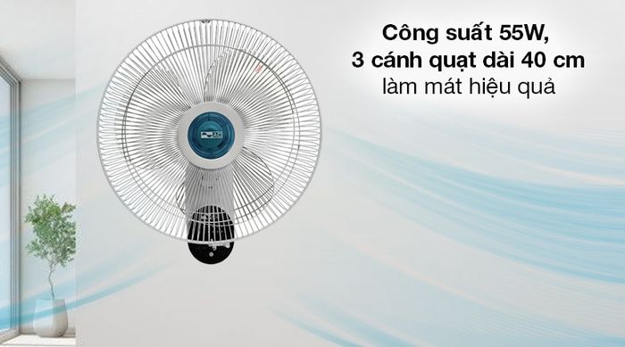 Quạt treo AC AWF02A163 - Công suất 55W, 3 cánh quạt đường kính 40 cm