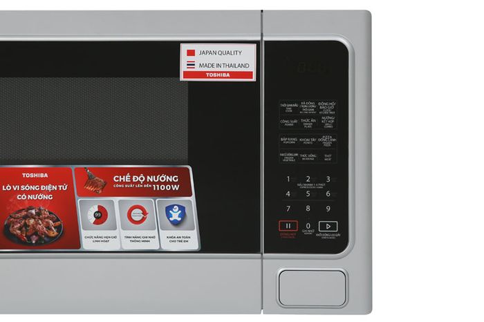 Bảng điều khiển - Lò vi sóng Toshiba ER-SGS34(S1)VN 34 lít