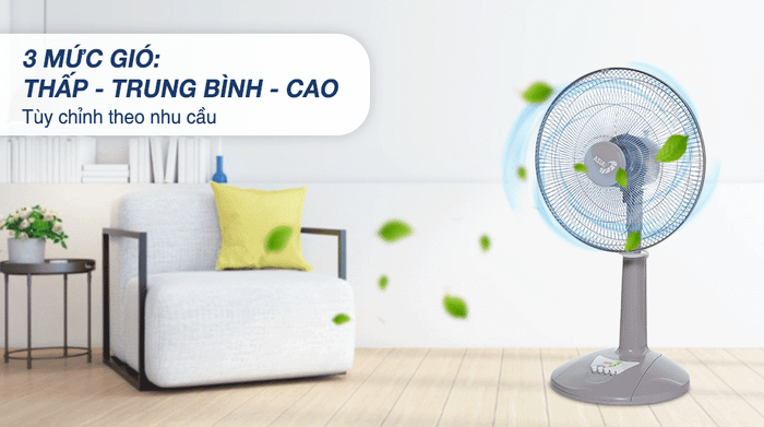 3 mức gió