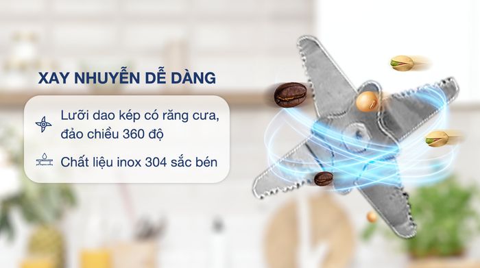 Máy làm sữa hạt Rapido RHB-600D - Lưỡi dao