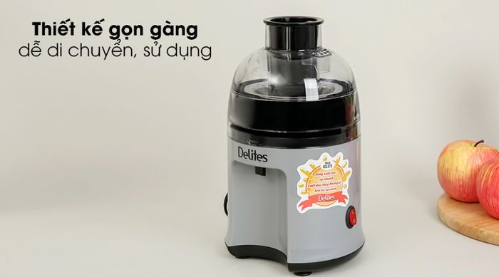 Máy ép trái cây Delites GS-375 - Thiết kế gọn gàng