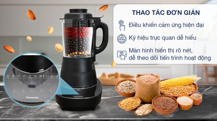 Bảng điều khiển - Công suất - Máy làm sữa hạt đa năng Panasonic MX-HG6401KRA