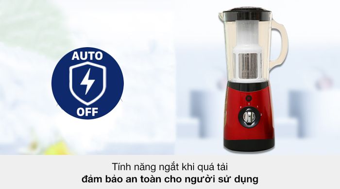 Máy xay đa năng Mishio Premium MK285 - Tính năng tự động ngắt khi quá tải