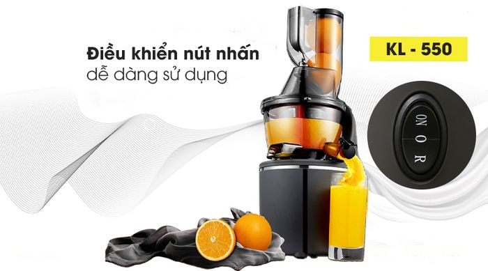 Điều khiển - Máy ép chậm Kalite KL-550