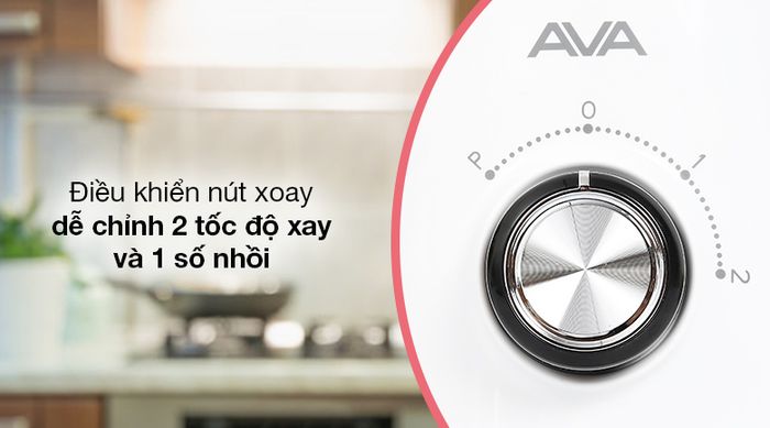 Máy xay sinh tố Ava BL9006-GS - Điều chỉnh 2 tốc độ bằng nút xoay