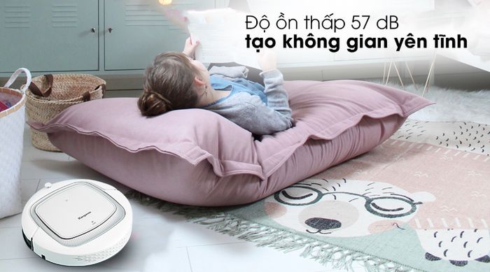 Độ ồn hoạt động của Robot hút bụi Kangaroo KGRB01 Trắng