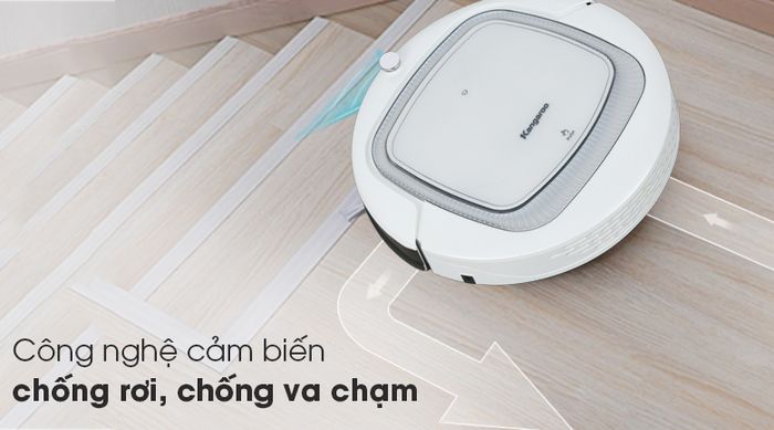 Công nghệ cảm biến Robot hút bụi Kangaroo KGRB01 Trắng