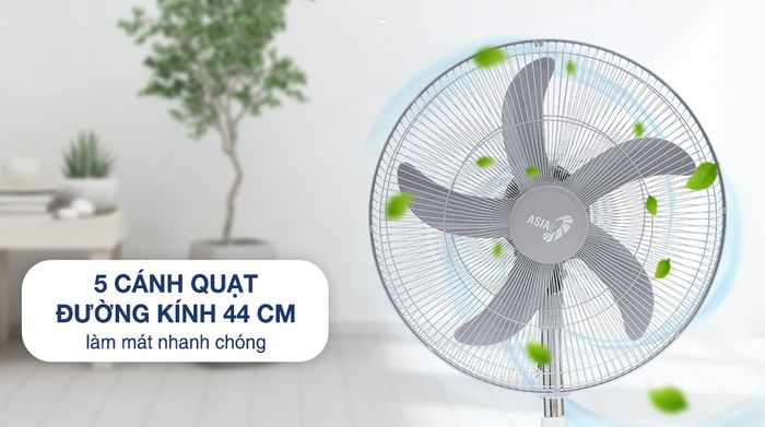 Quạt đứng Asia 5 cánh VY539790 55W - Cánh quạt