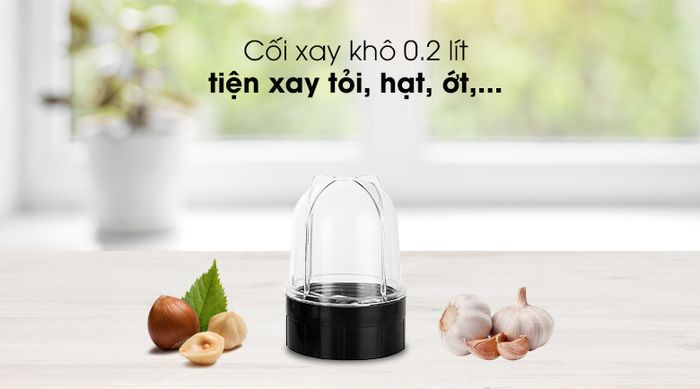 Máy xay sinh tố Kangaroo KG3B2 - Cối xay khô 0.2 lít