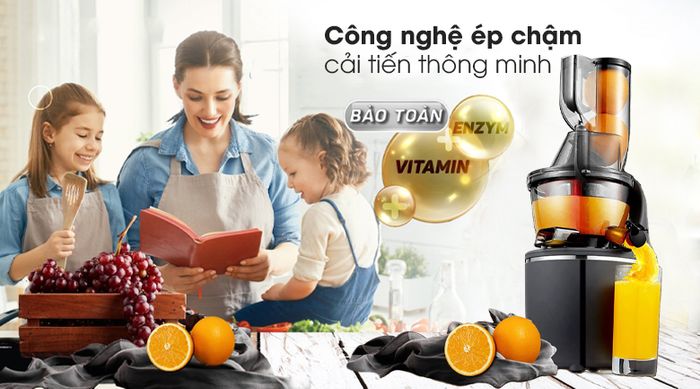 Công nghệ - Máy ép chậm Kalite KL-550