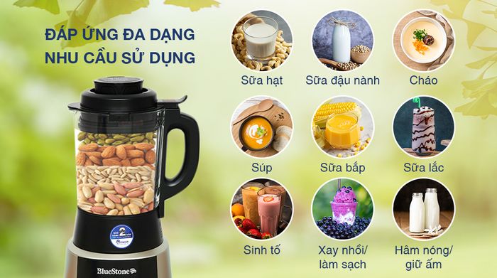 Máy làm sữa hạt đa năng BlueStone BLB-6033 - Chương trình cài đặt sẵn