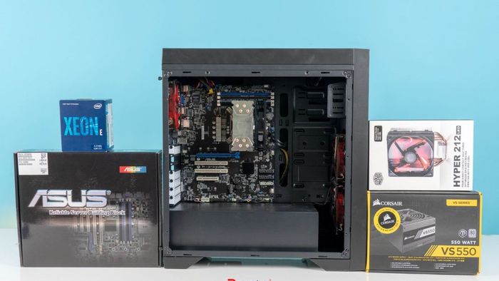Máy trạm được trang bị hệ thống tản nhiệt hiệu quả
